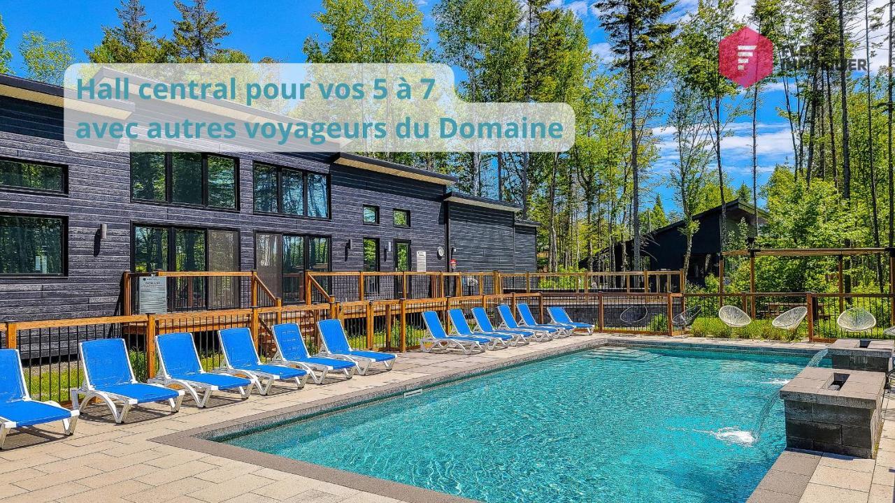 Le Bleu Bourgeois De Portneuf - Natural Elegance - Hot Tub, Sauna And Pool Pont-Rouge 외부 사진